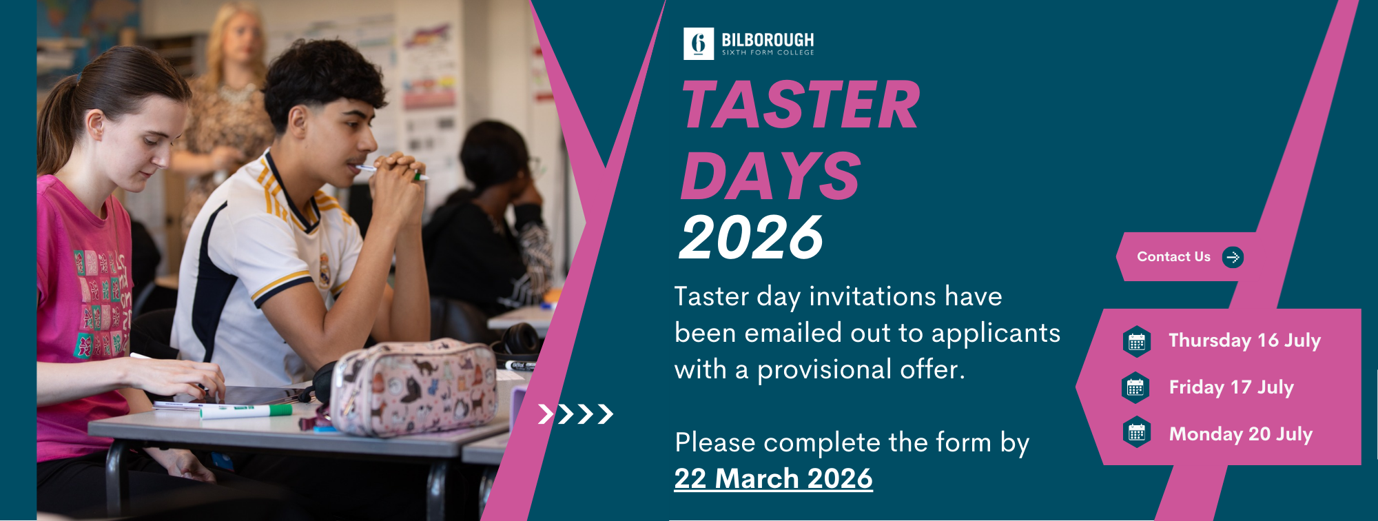 Taster Days 2026