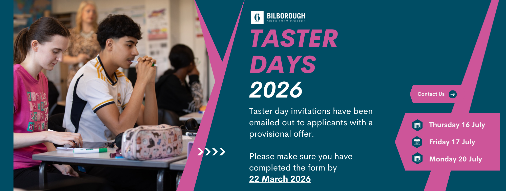 Taster Days 2026